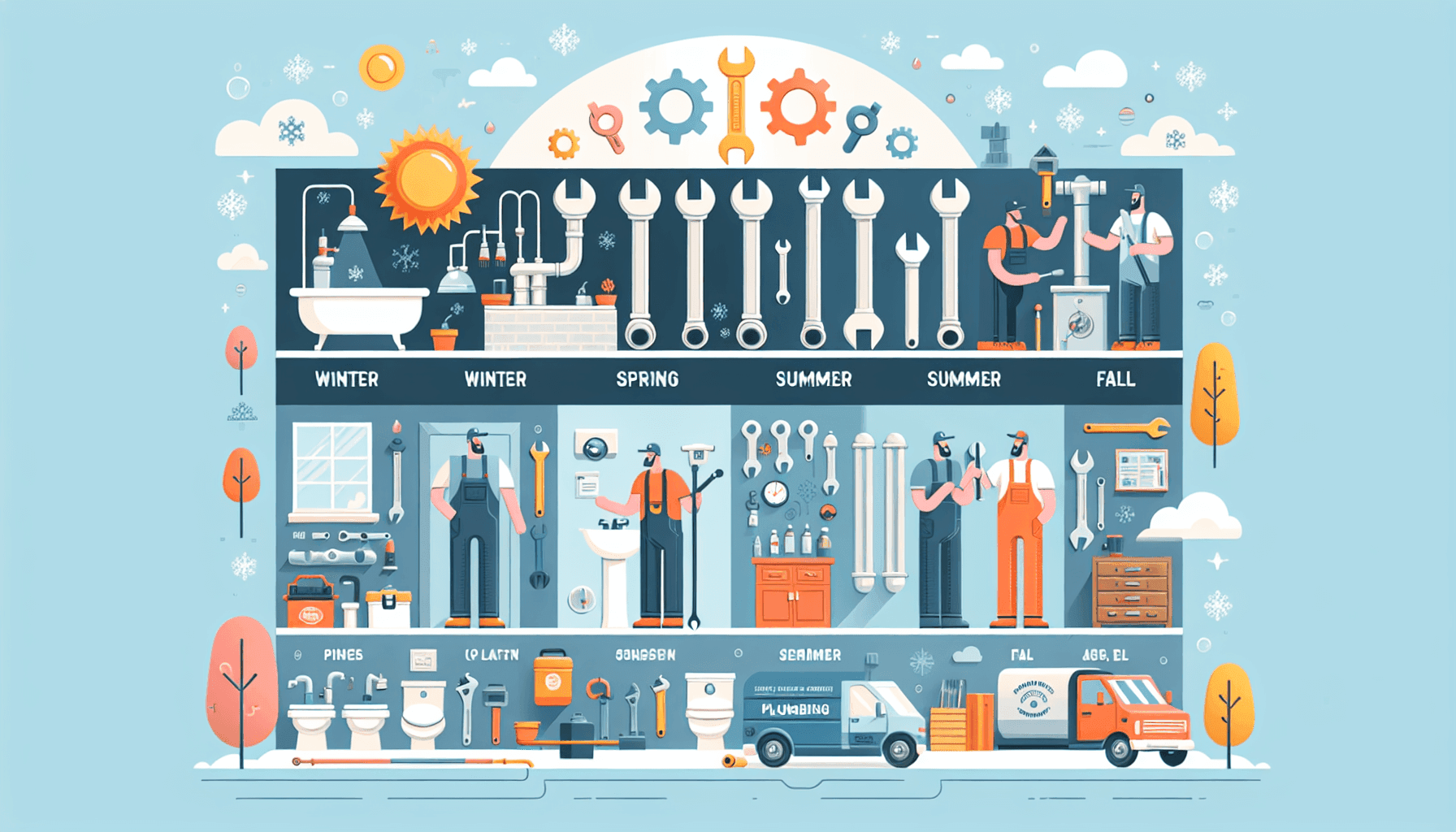 Checklist of seasonal plumbing maintenance tasks
